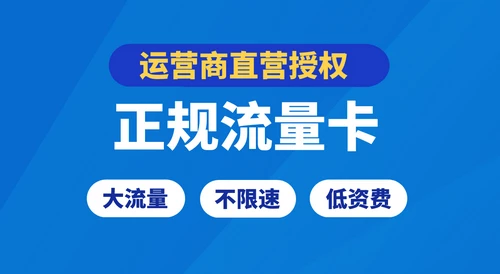 各种大流量卡低至9/月100多G流量,运营商可查