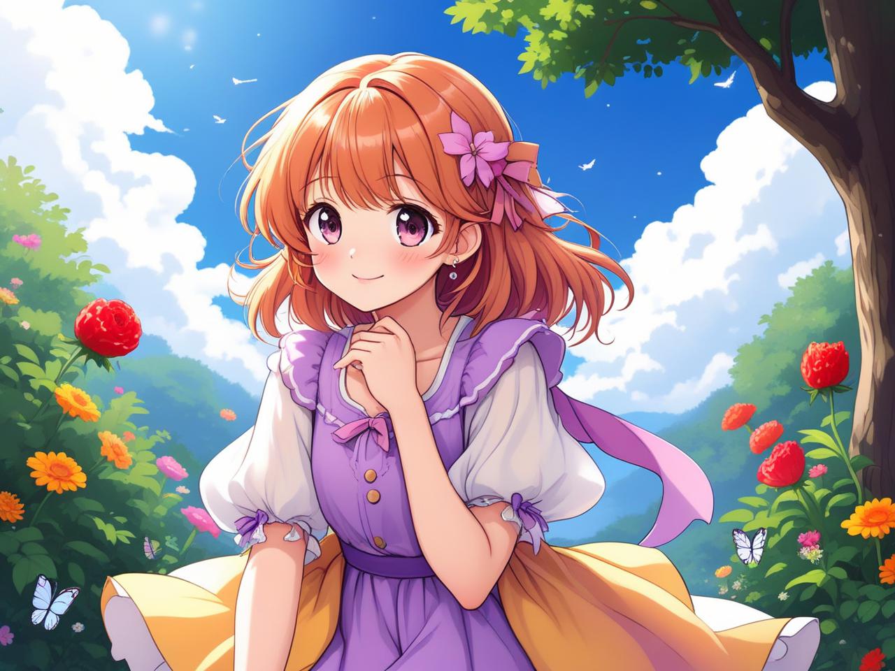 一周岁小公主生辰喜乐，愿一生被爱、无忧且欢畅(图1)