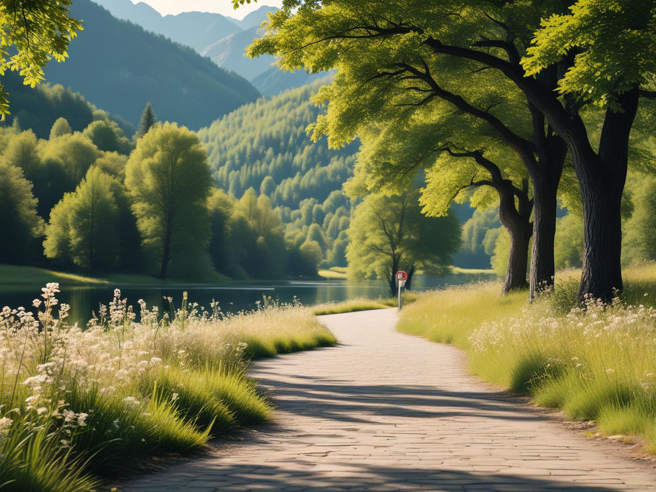 唯美短句勾勒的风景画卷：邂逅那些触动心灵的自然之美(图1)